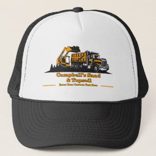 Customise Gravel Truck Skid Steer Contractor Truck Trucker Hat