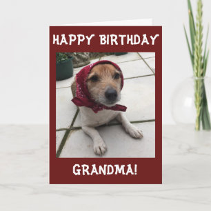 Customise Greetings Card Happy Birthday Grandma