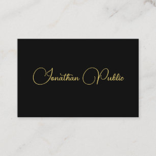 Customise Handwritten Script Name Template Elegant Business Card