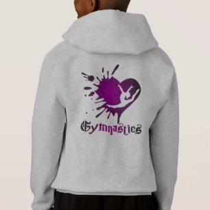 Customise Heart Splat Gymnastics Shirt Hoodie