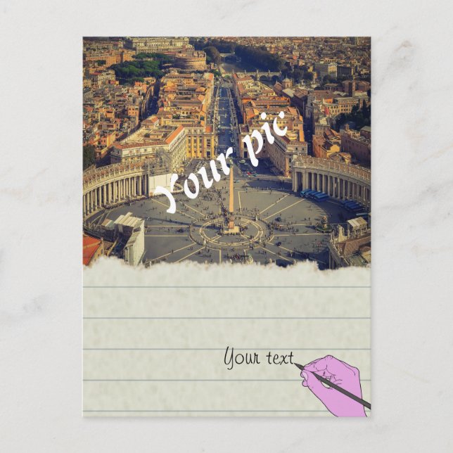 Customise Holiday Postcard (Front)