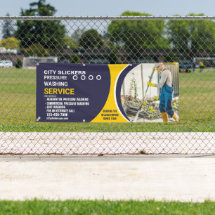 Customise Home Commercial Pressure Washing Banner