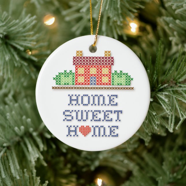 Customise Home Sweet Home Ornament (Tree)