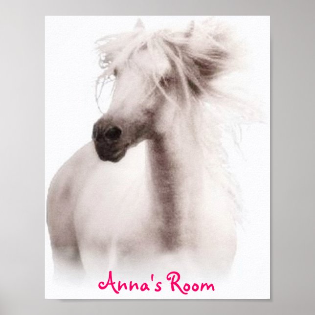 Customise Horse Party Invitations and Cards Poster (Front)