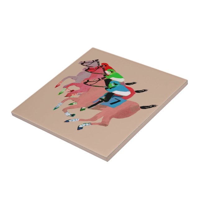 Customise Horse Racing  Design Tile (Side)