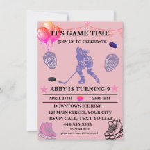 Customise Ice Hockey Birthday Theme 
