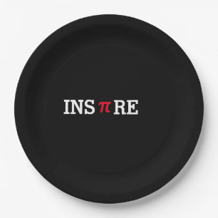 Customise Inspire Pi Day Mathematics Math Geek Paper Plate