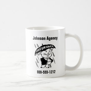 Customise Insurance Agent or Agency 2 Side Coffee Mug