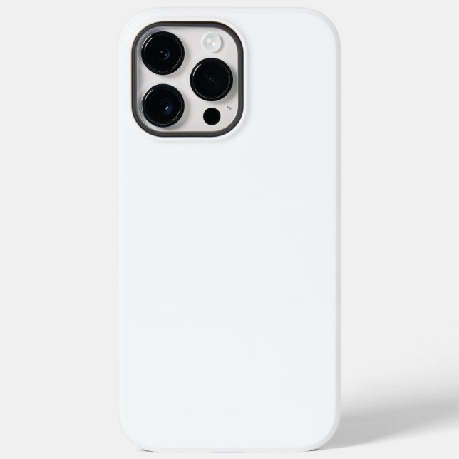 Customise It! Beautiful plain White Case-Mate iPhone Case (Back)