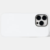 Customise It! Beautiful plain White Case-Mate iPhone Case (Back (Horizontal))