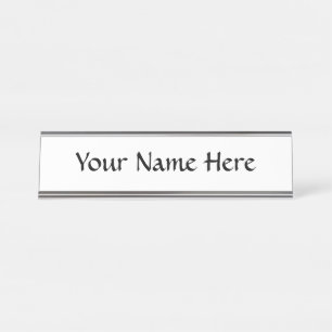 Customise It! Desk Name Plate