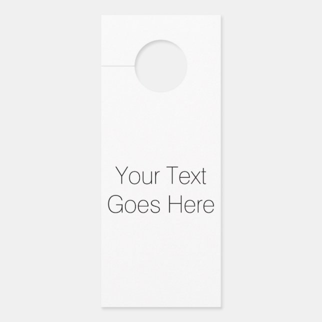 Customise It! Door Hanger (Front)