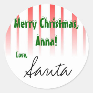Customise it! From "Santa" gift tag