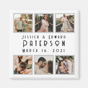 Customise It, Love Photos Modern Personalised Gift Magnet