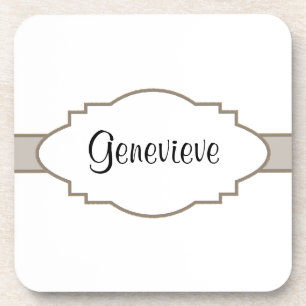 Customise It! Nameplate Coaster
