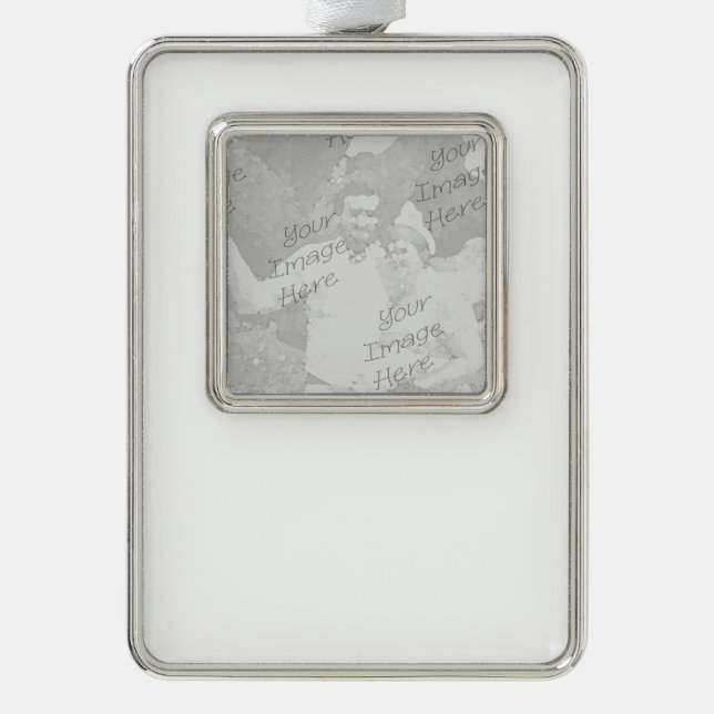 Customise It! Silver Plated Framed Ornament (Front)