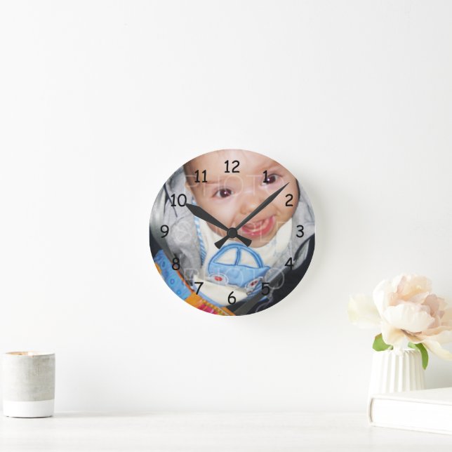 Customise it with Your photo clock face (Home)