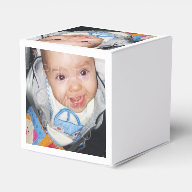 Customise it with Your photos Favour Box (Back Side)