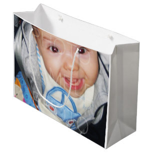 Customise it with Your photos Large Gift Bag