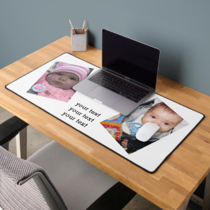 Customise it with Your photos Your text Desk Mat