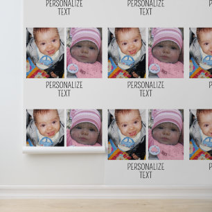 Customise it with Your two photos and text Wallpaper