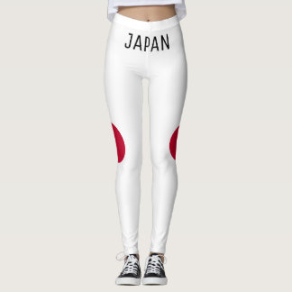 Customise Japan Flag Style Leggings