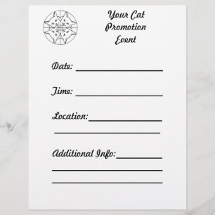 Customise Kaleidoscope Cats Cat Promotional Flyers