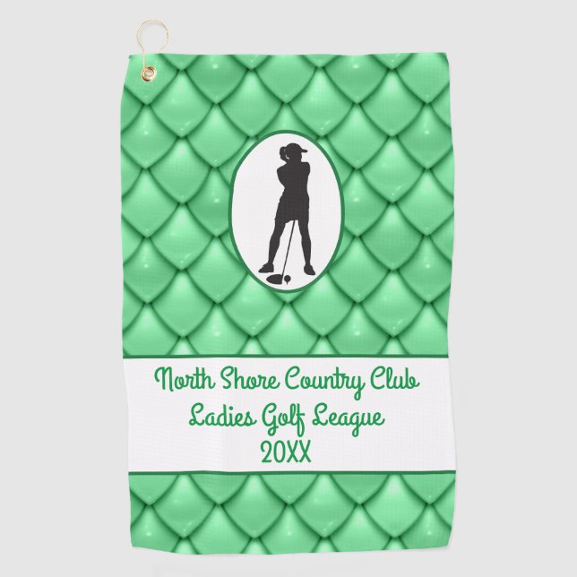 Customise Ladies League Golf Towel (Front)