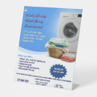 Customise Laundromat Laundry Service Wash and Fold