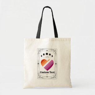 Customise LGBTQ Pride Tarot Lesbian Gay Rainbow Tote Bag
