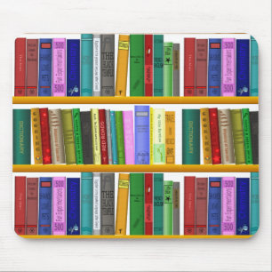 Customise Library Design Mouse Mat