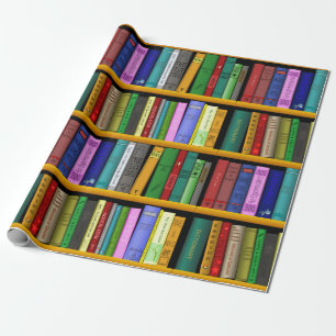 Customise Library Design Wrapping Paper