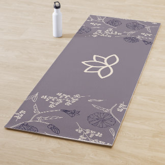 Customise Logo Modern Lotus  Yoga Mat