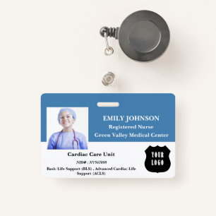  Customise Logo Registered Nurse  ID Badge