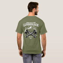 Customise Lumberjack Crossed Axes Way of Life Sinc