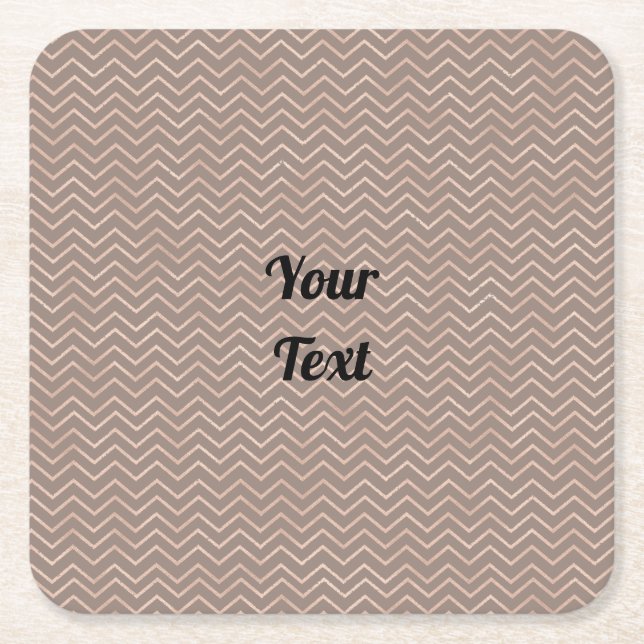 Customise Luxe Tall Square Paper Coaster (Front)