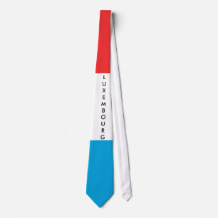 Customise Luxembourg Flag Tie