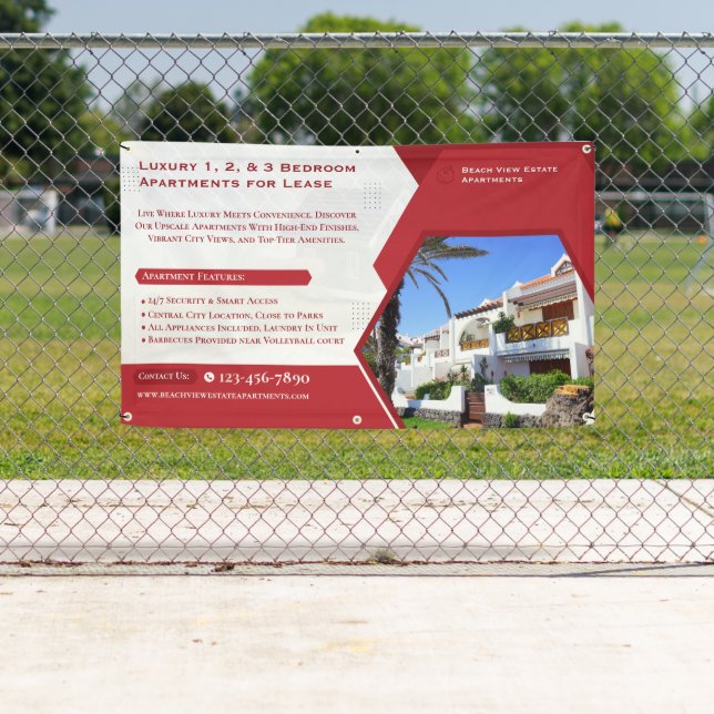 Customise Luxury Apartments Leasing Image Logo  Banner (Insitu)