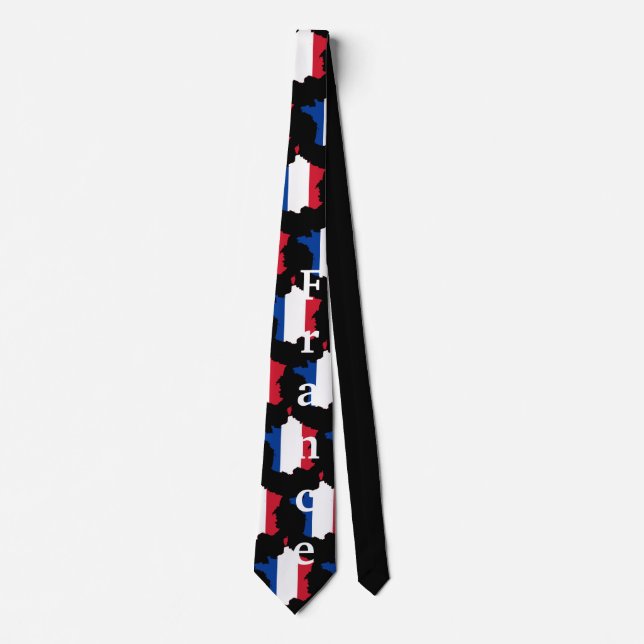 Customise Map of France Tie (Front)