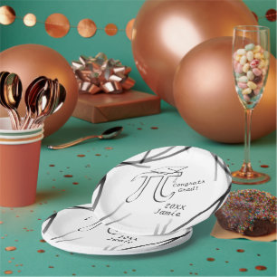 Customise Math Pi Grad Paper Plate