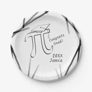 Customise Math Pi Grad Paper Plate