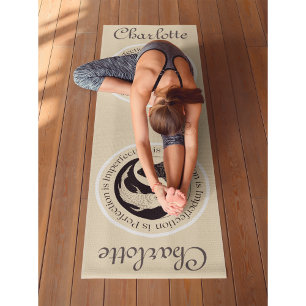 (Customise Me) Yin Yang Workout, Pilates & Yoga Mat