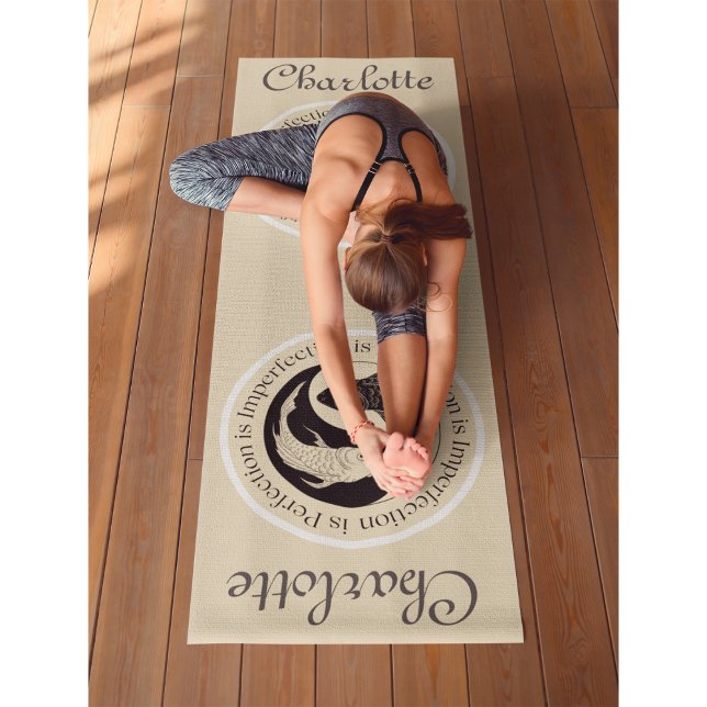 (Customise Me) Yin Yang Workout, Pilates & Yoga Mat ((Customize Me) Yin Yang Workout, Pilates & Yoga Mat)