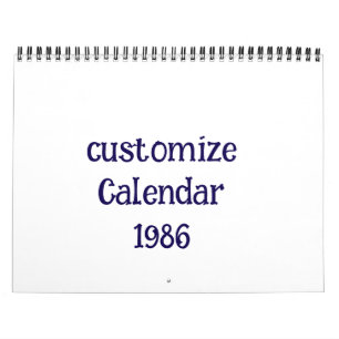 customise Medium Two Page Calendar