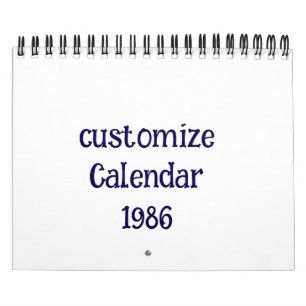 customise Medium Two Page small Calendar