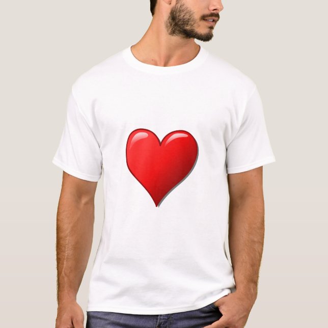 Customise Men's Basic T-Shirt Red Head Print (Front)