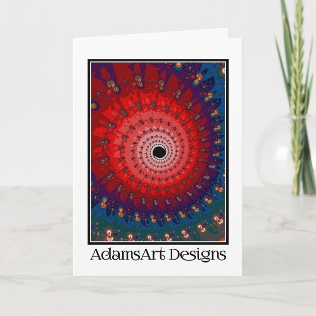 Customise message Design Your Folded Greeting Card (Front)