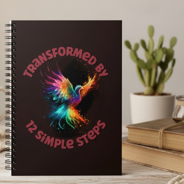 Customise Milestone Transformed by 12 Simple Steps Holiday Card (Creator Uploaded)