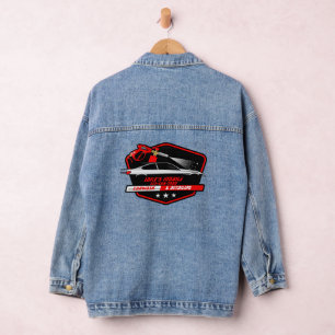 Customise Mobile Car Wash Detailing Business  Denim Jacket