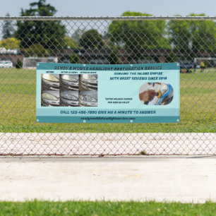 Customise Mobile Vehicle Headlight Cleaning Banner